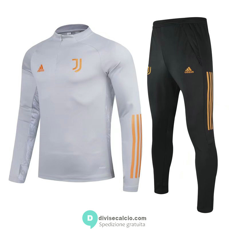 Juventus Formazione Felpa Grey + Pantaloni 2020/2021
