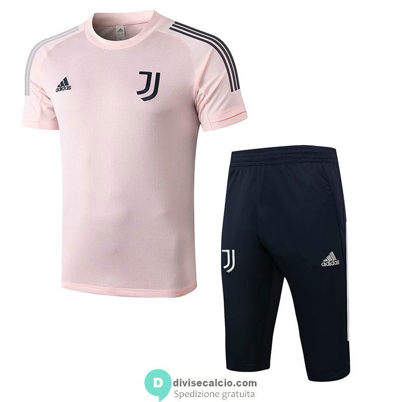 Juventus Formazione Felpa Pink + Navy Pantaloni 2020/2021