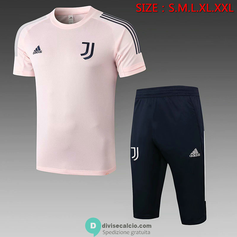 Juventus Formazione Felpa Pink + Navy Pantaloni 2020/2021