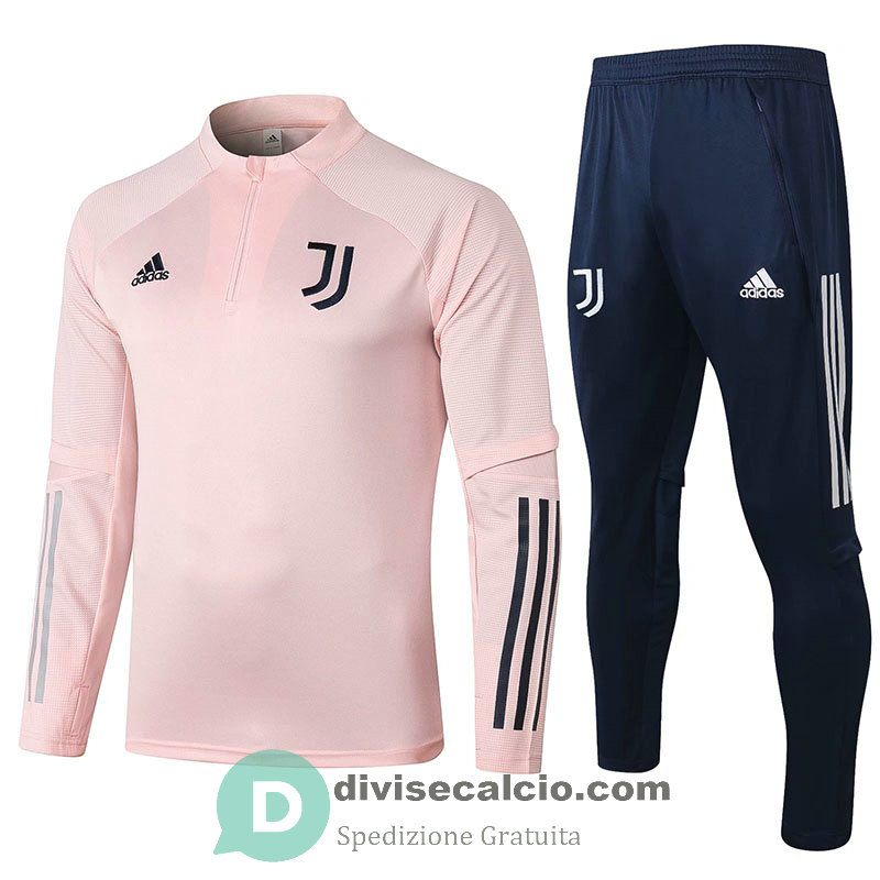 Juventus Formazione Felpa Pink + Pantaloni 2020/2021