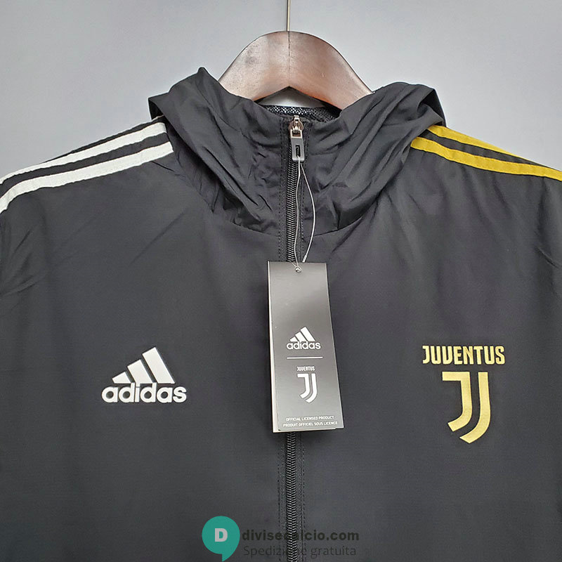 Juventus Giacca A Vento Black 2020/2021