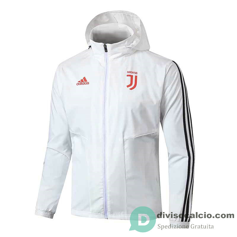 Juventus Giacca A Vento White 2019/2020