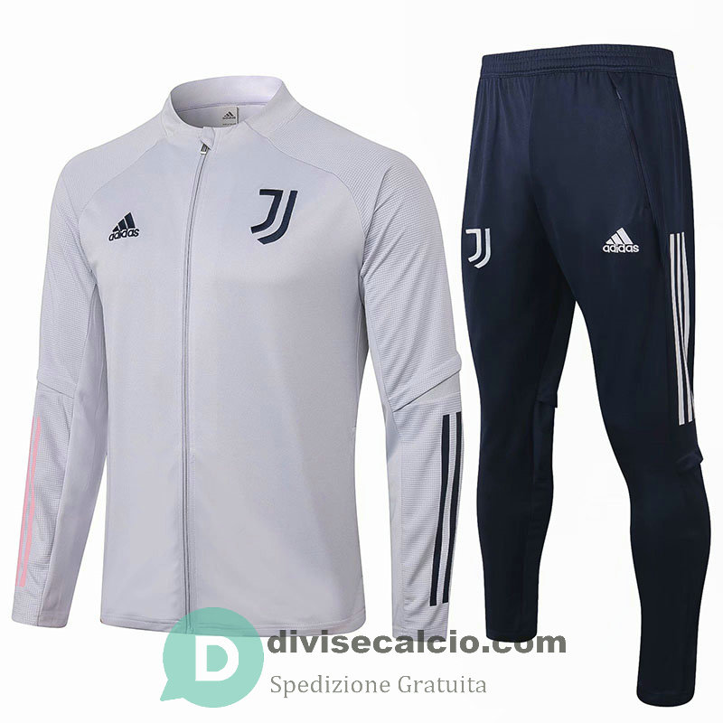 Juventus Giacca Light Grey + Pantaloni 2020/2021