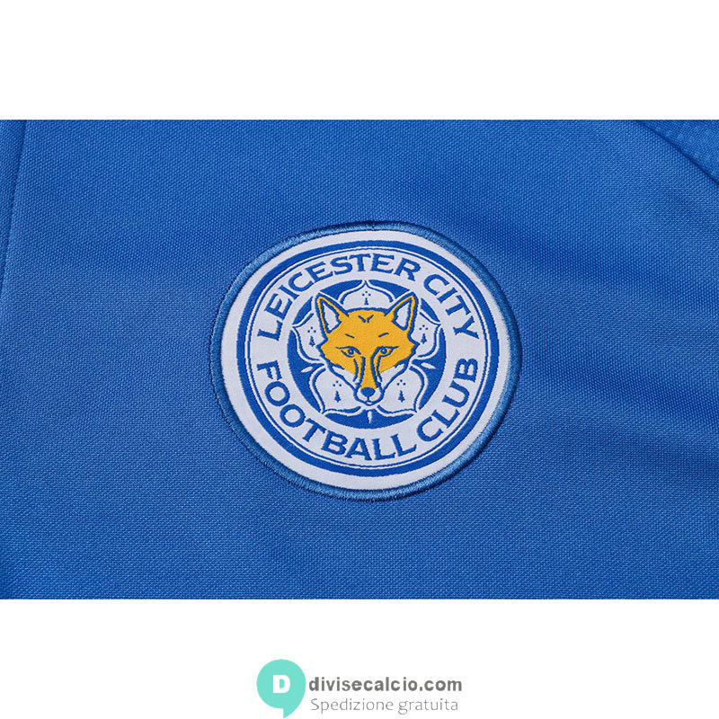 Leicester City Formazione Felpa Blue + Pantaloni Navy 2021/2022