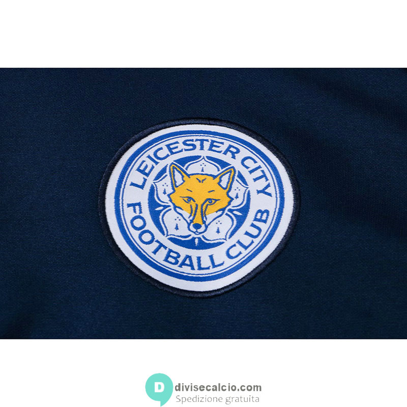 Leicester City Formazione Felpa Navy + Pantaloni Navy 2021/2022