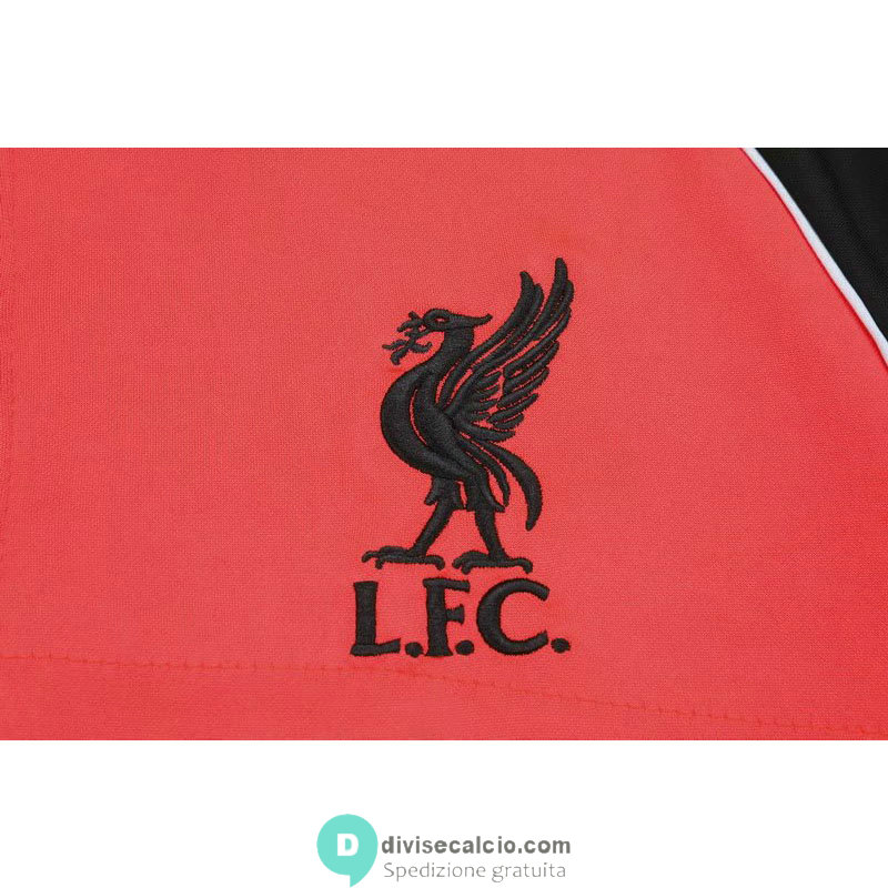 Liverpool Formazione Felpa Black Orange + Pantaloni 2020/2021