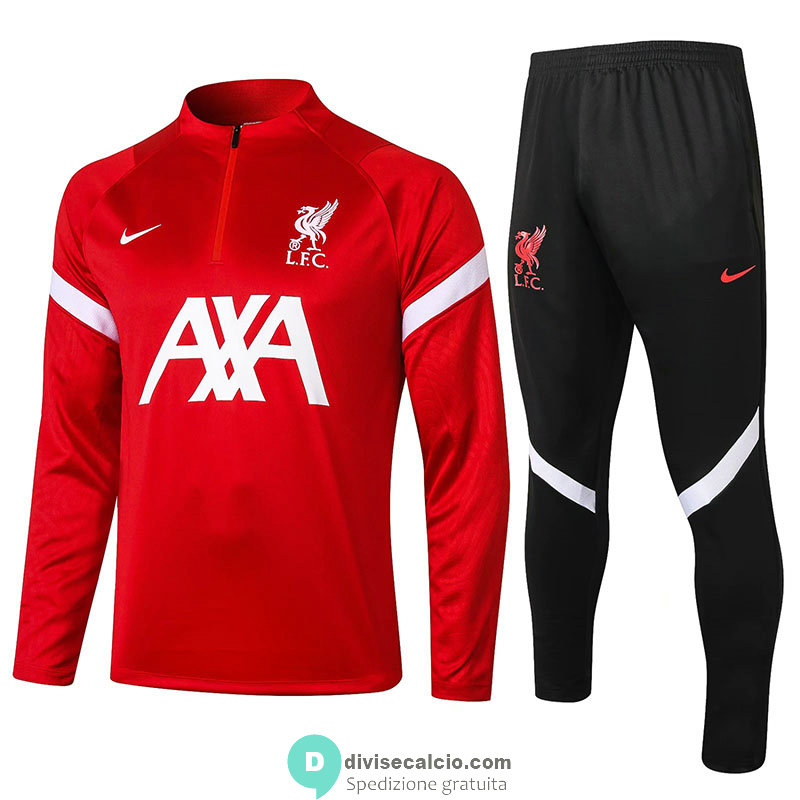 Liverpool Formazione Felpa Red + Pantaloni 2020/2021