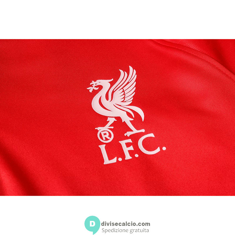 Liverpool Formazione Felpa Red + Pantaloni 2020/2021