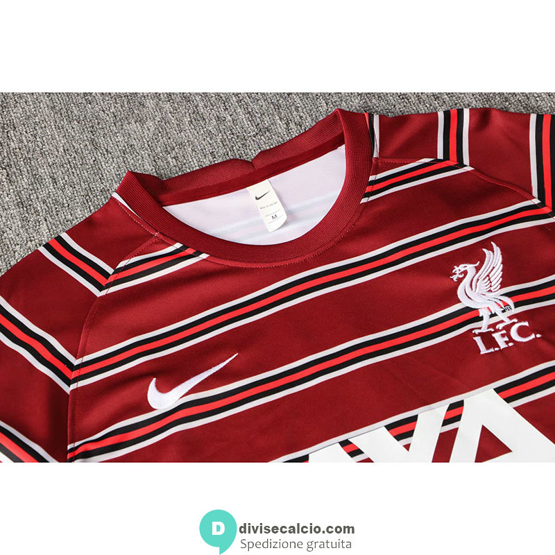 Liverpool Formazione Felpa Red II + Pantaloni Red II 2021/2022