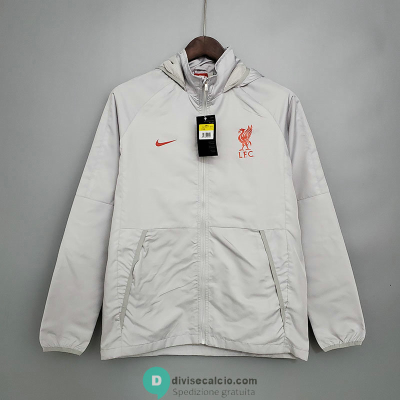 Liverpool Giacca A Vento Grey 2021/2022