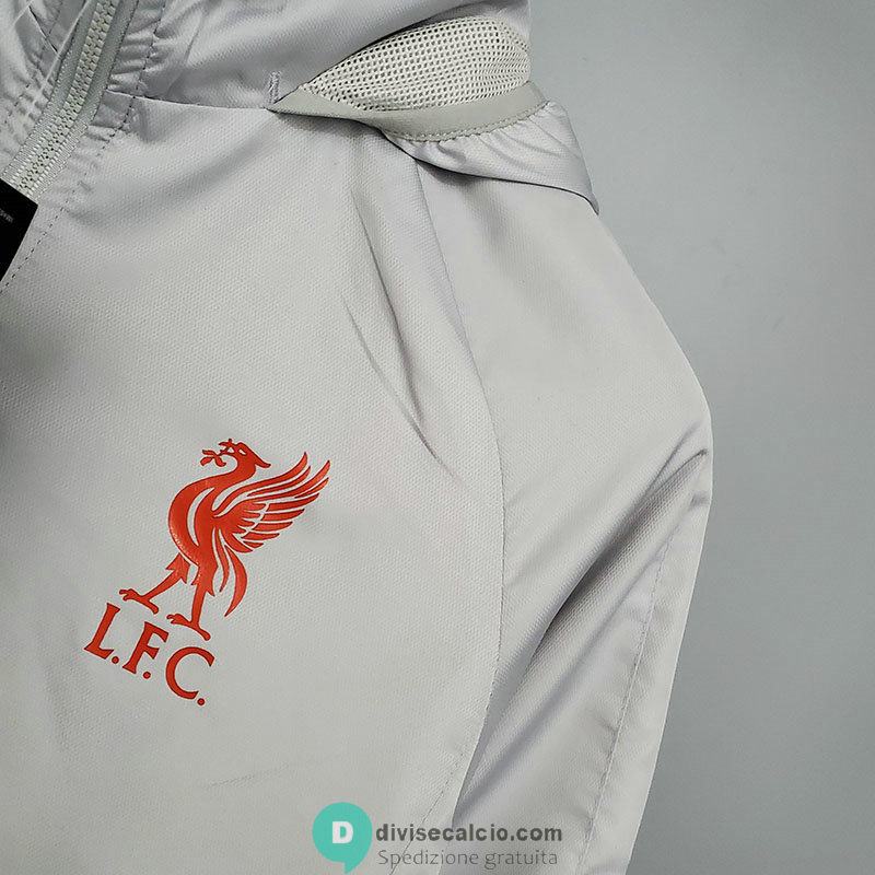 Liverpool Giacca A Vento Grey 2021/2022