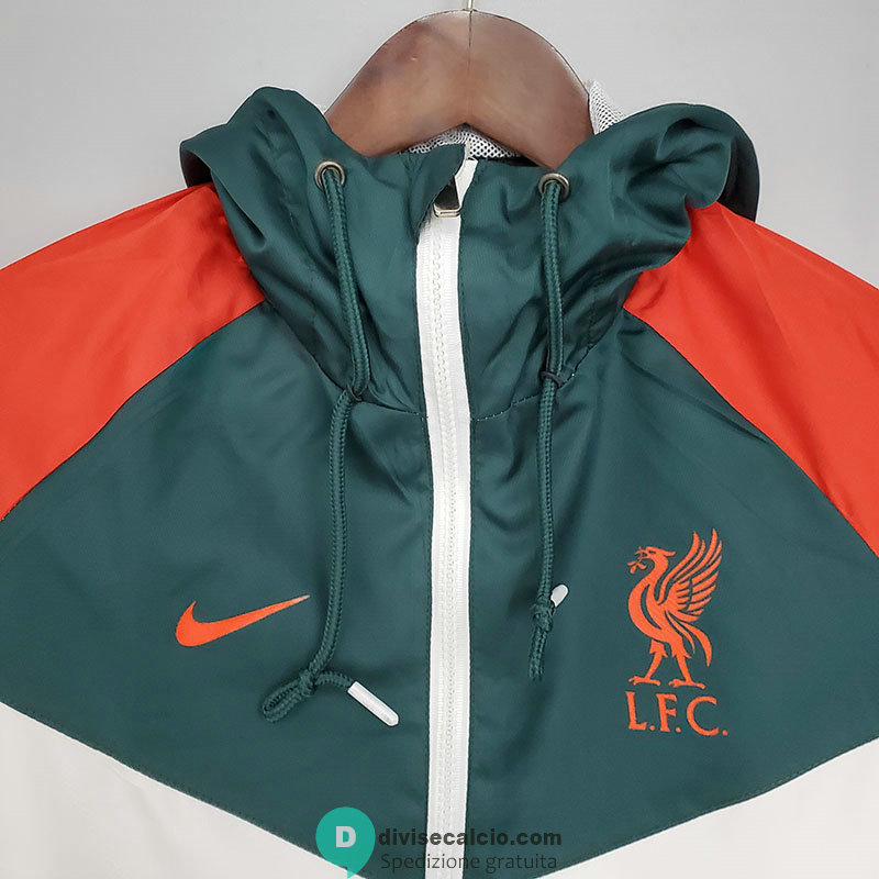 Liverpool Giacca A Vento White Green I 2021/2022