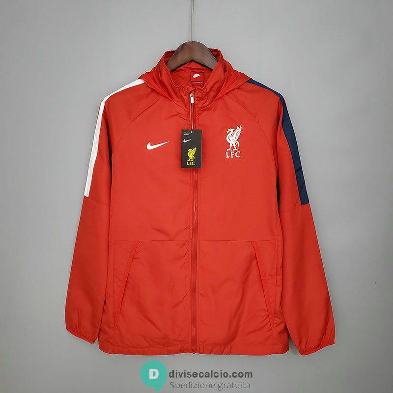 Liverpool Giacca A Vento White Red Black 2021/2022