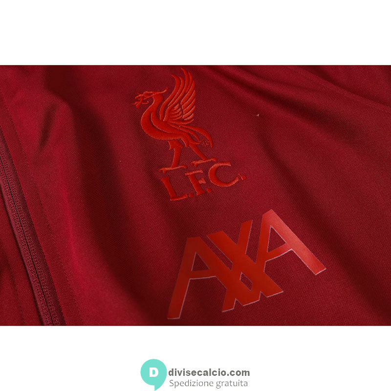 Liverpool Giacca Burgundy + Pantaloni 2020/2021