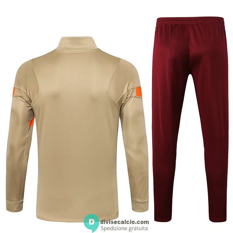 Liverpool Giacca Gold + Pantaloni Red 2021/2022