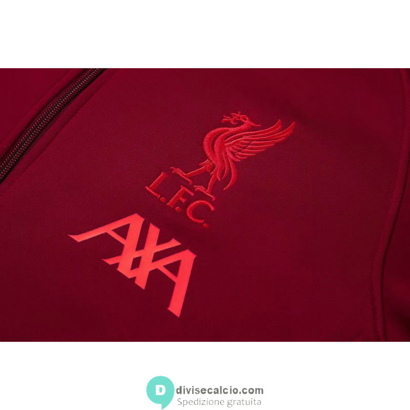 Liverpool Giacca Red + Pantaloni Red 2021/2022
