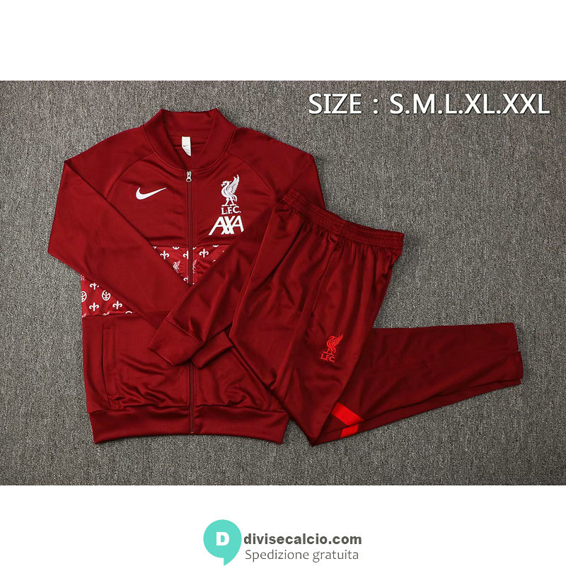 Liverpool Giacca Red II + Pantaloni Red II 2021/2022