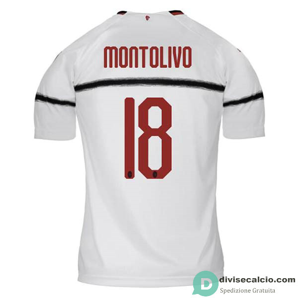 Maglia AC Milan Gara Away 18#MONTOLIVO 2018-2019