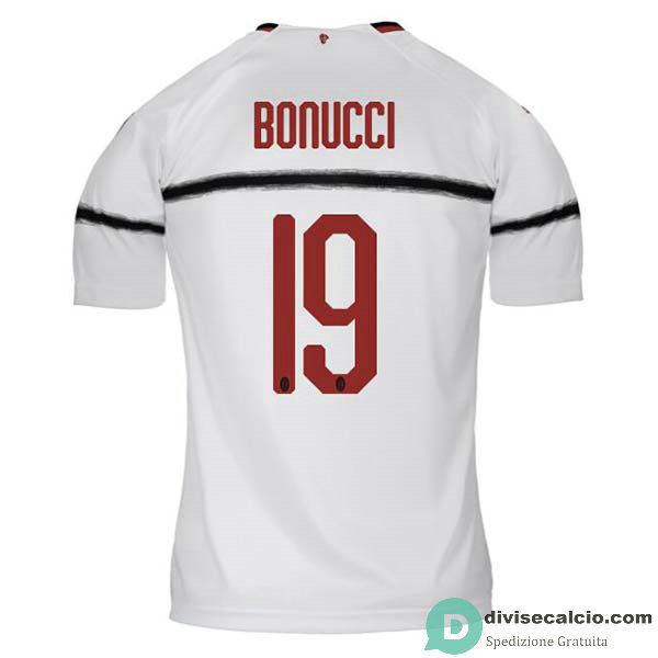 Maglia AC Milan Gara Away 19#BONUCCI 2018-2019