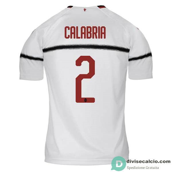 Maglia AC Milan Gara Away 2#CALABRIA 2018-2019