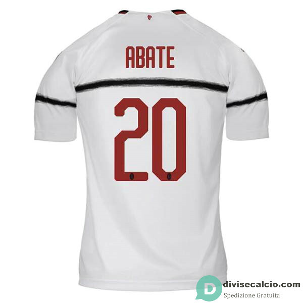 Maglia AC Milan Gara Away 20#ABATE 2018-2019