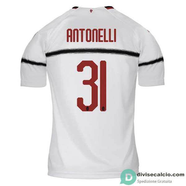 Maglia AC Milan Gara Away 31#ANTONELLI 2018-2019