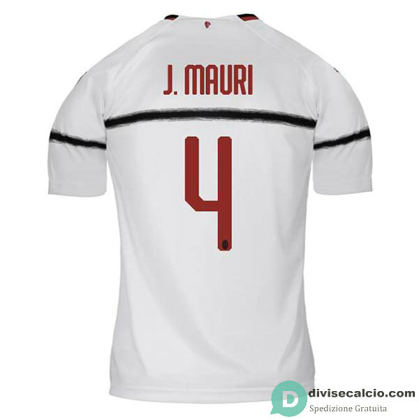 Maglia AC Milan Gara Away 4#J.MAURI 2018-2019