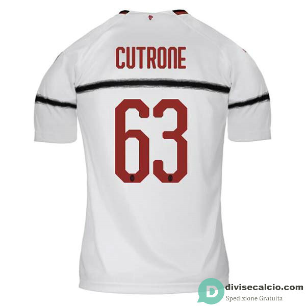 Maglia AC Milan Gara Away 63#CUTRONE 2018-2019