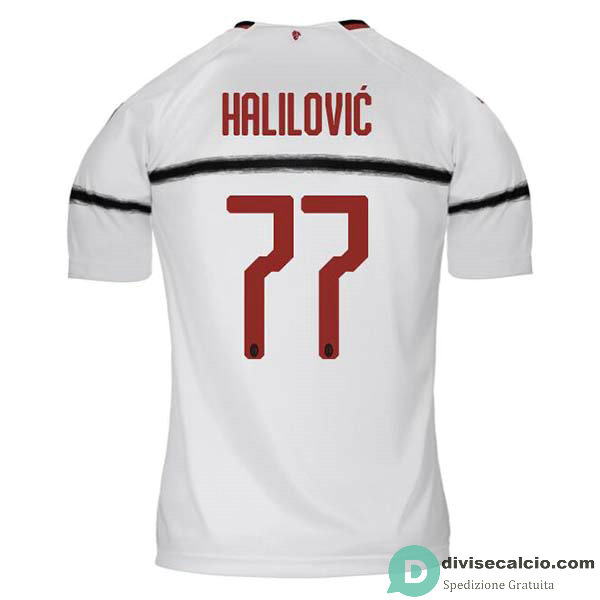 Maglia AC Milan Gara Away 77#HALILOVIC 2018-2019