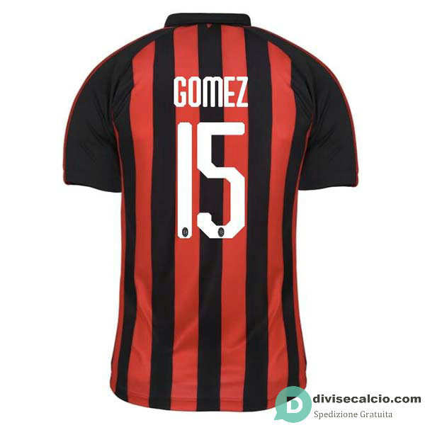 Maglia AC Milan Gara Home 15#GOMEZ 2018-2019