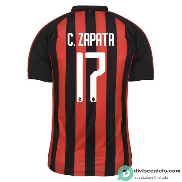 Maglia AC Milan Gara Home 17#C.ZAPATA 2018-2019