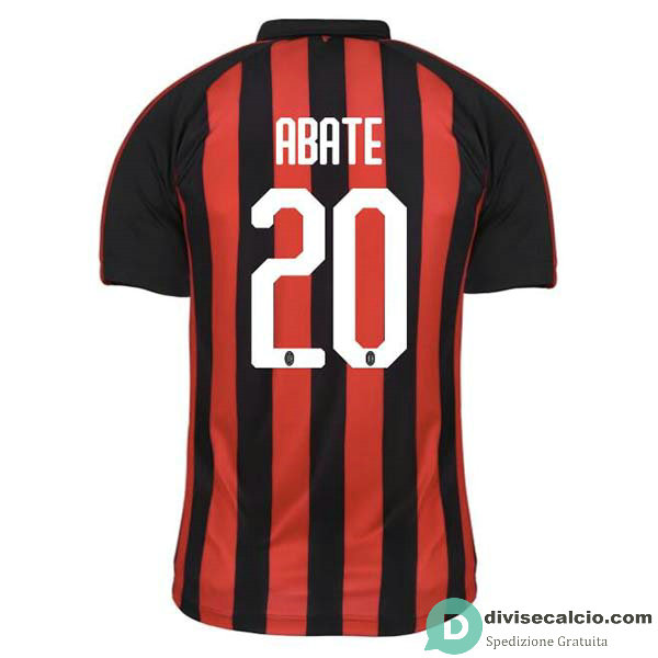 Maglia AC Milan Gara Home 20#ABATE 2018-2019