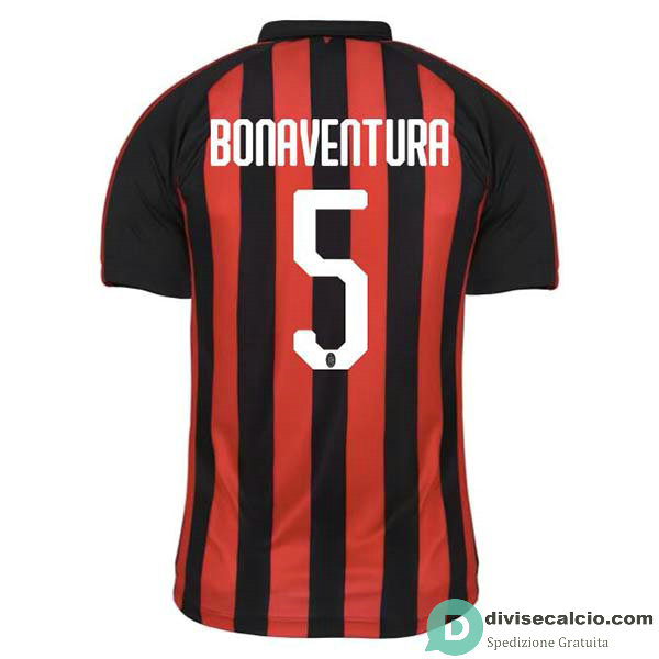 Maglia AC Milan Gara Home 5#BONAVENTURA 2018-2019