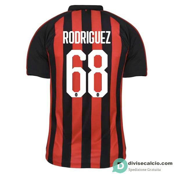 Maglia AC Milan Gara Home 68#RODRIGUEZ 2018-2019