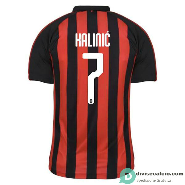 Maglia AC Milan Gara Home 7#KALINIC 2018-2019