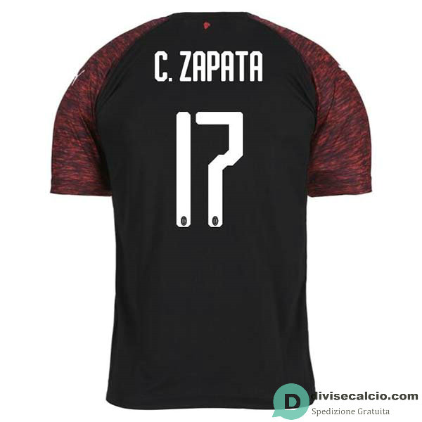 Maglia AC Milan Gara Third 17#C.ZAPATA 2018-2019