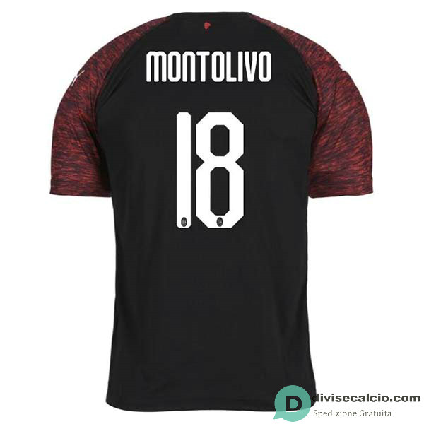 Maglia AC Milan Gara Third 18#MONTOLIVO 2018-2019