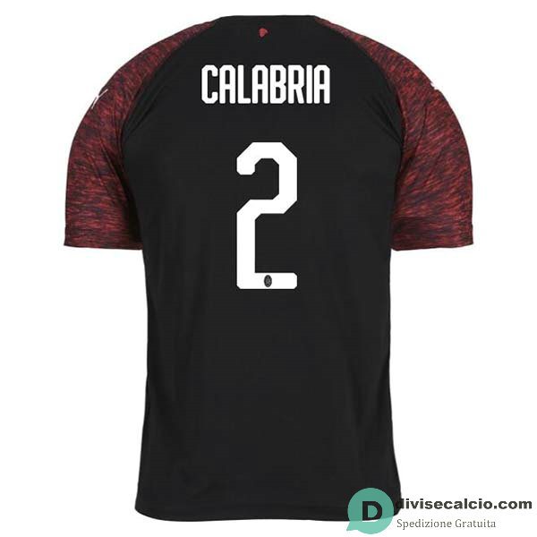 Maglia AC Milan Gara Third 2#CALABRIA 2018-2019