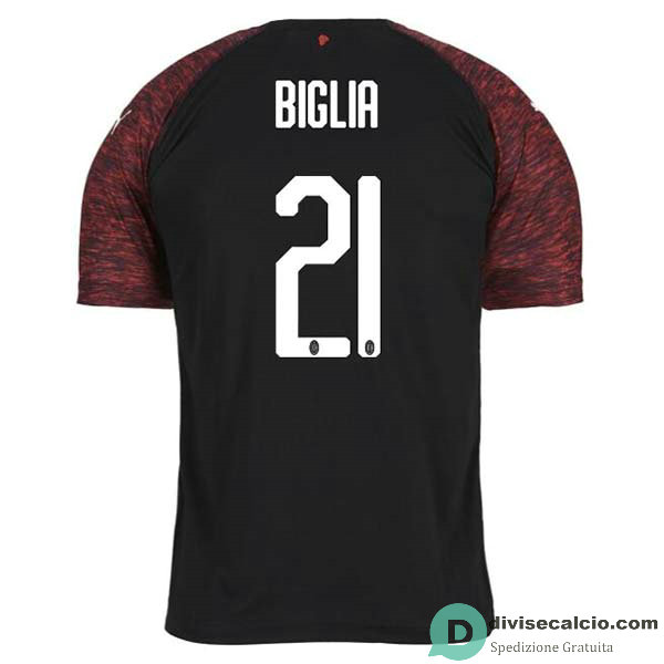 Maglia AC Milan Gara Third 21#BIGLIA 2018-2019