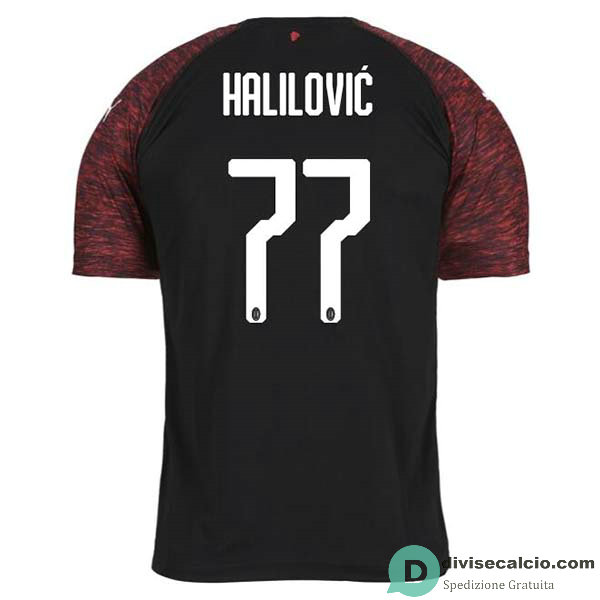 Maglia AC Milan Gara Third 77#HALILOVIC 2018-2019