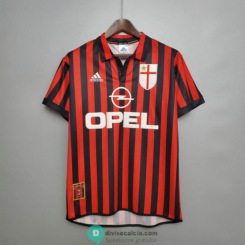 Maglia AC Milan Retro Gara Home 1999 2000