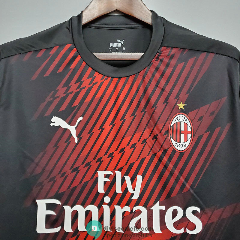 Maglia AC Milan Training Black Red 2020/2021