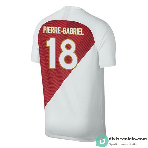 Maglia AS Monaco Gara Home 18#PIERRE GABRIEL 2018-2019