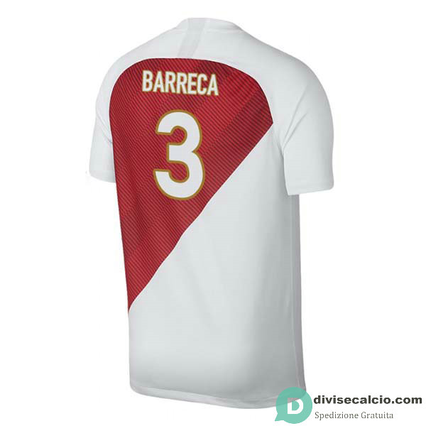 Maglia AS Monaco Gara Home 3#BARRECA 2018-2019