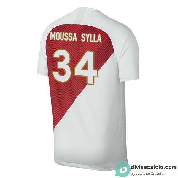 Maglia AS Monaco Gara Home 34#MOUSSA SYLLA 2018-2019