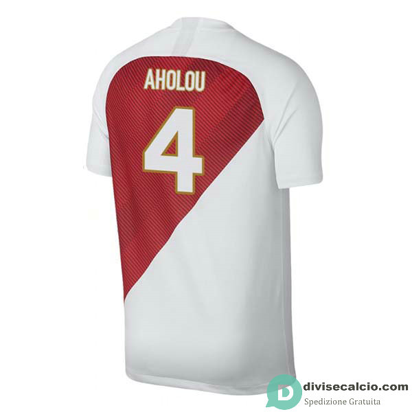 Maglia AS Monaco Gara Home 4#AHOLOU 2018-2019