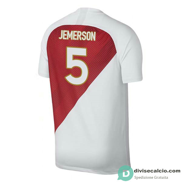 Maglia AS Monaco Gara Home 5#JEMERSON 2018-2019