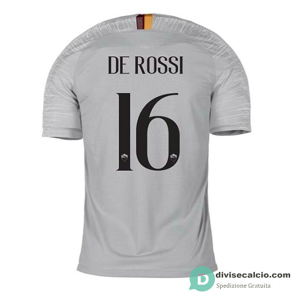 Maglia AS Roma Gara Away 16#DE ROSSI 2018-2019