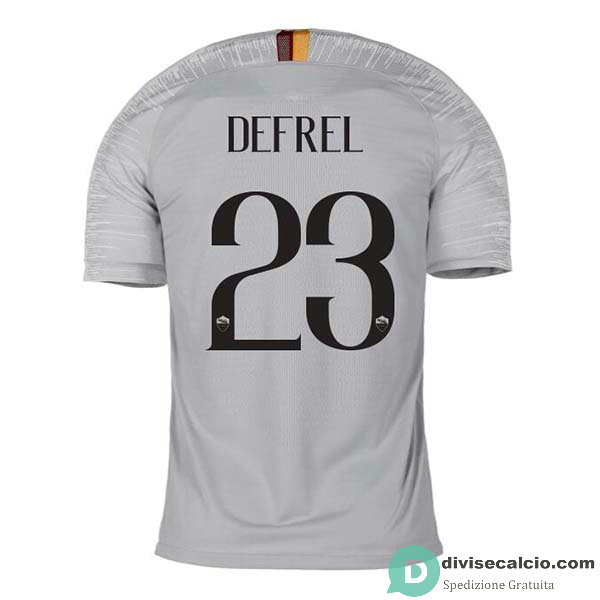 Maglia AS Roma Gara Away 23#DEFREL 2018-2019