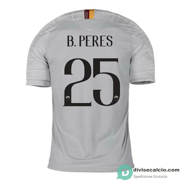 Maglia AS Roma Gara Away 25#B.PERES 2018-2019